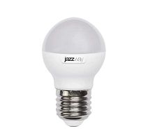 Лампа светодиодная PLED-SP G45 9Вт шар 3000К тепл. бел. E27 820лм 230В | Код. 2859631A | JazzWay